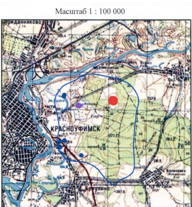 Карта красноуфимского района свердловской области