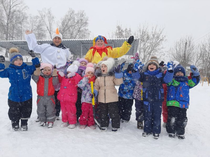 Зима для детей в детском саду - 42 фото
