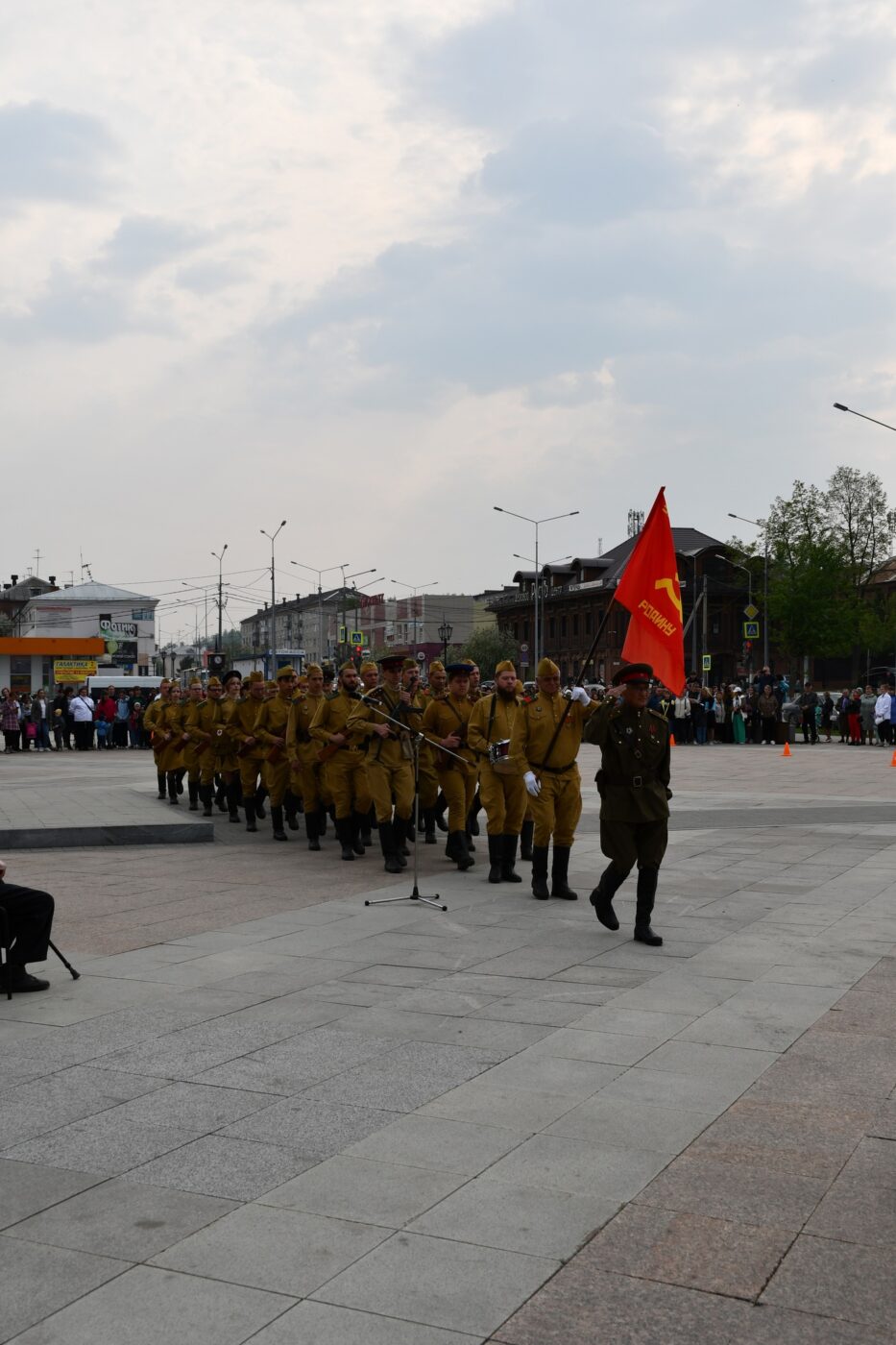 В Красноуфимске состоялся парад курсантов военно-патриотических клубов  Красноуфимск Онлайн