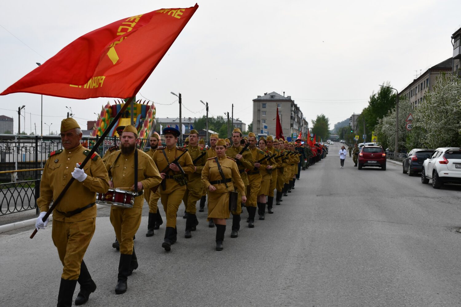 В Красноуфимске состоялся парад курсантов военно-патриотических клубов  Красноуфимск Онлайн