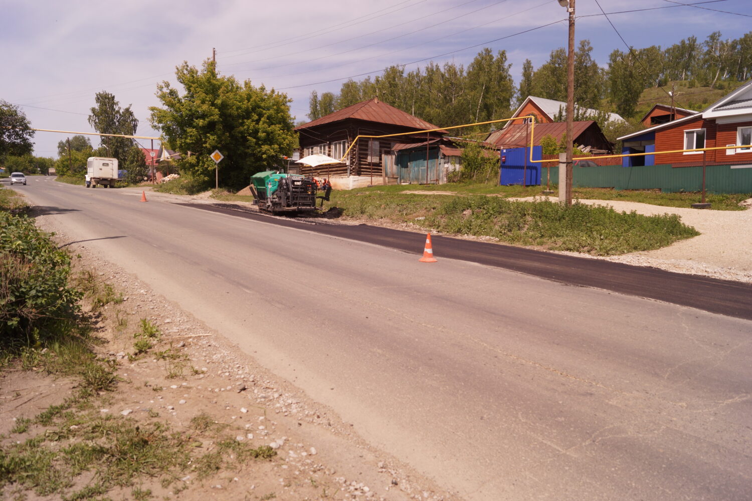 На ул. Чкалова началось асфальтирование Красноуфимск Онлайн