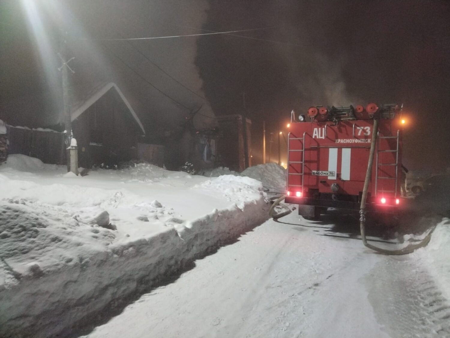 Пожары в Красноуфимске и Криулино Красноуфимск Онлайн