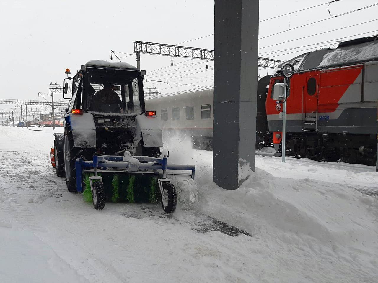 Объём вывезенного снега в Ижевском регионе ГЖД превысил 16 тыс. кубометров  в ноябре Красноуфимск Онлайн